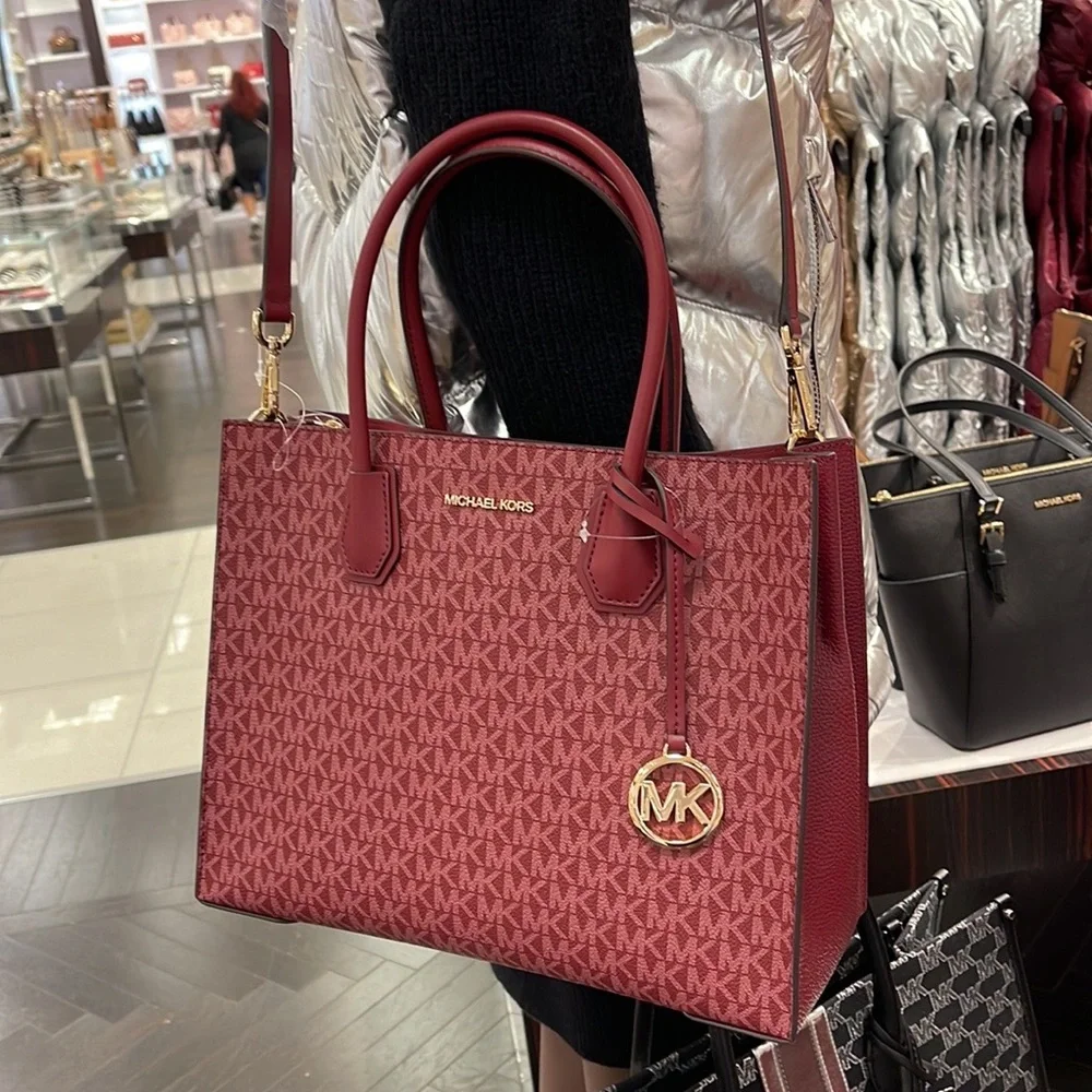 MICHAEL KORS MERCER LARGE SATCHEL
MULBERRY MULTI - Picture 13 of 16